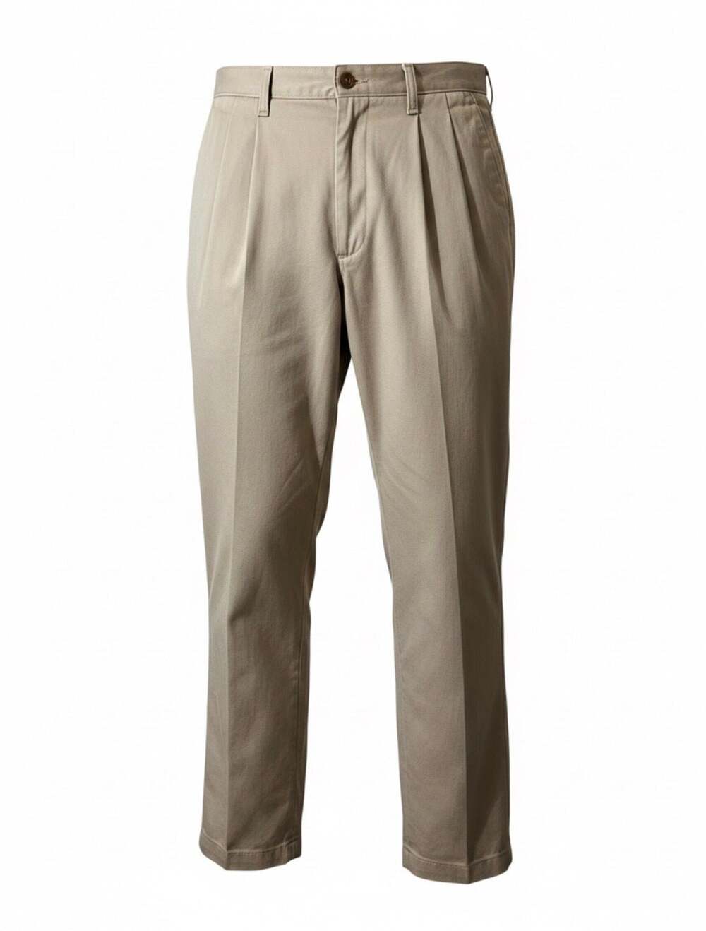 Timber Creek by Wrangler Men's Khaki Pleated Dress Pants 34x30